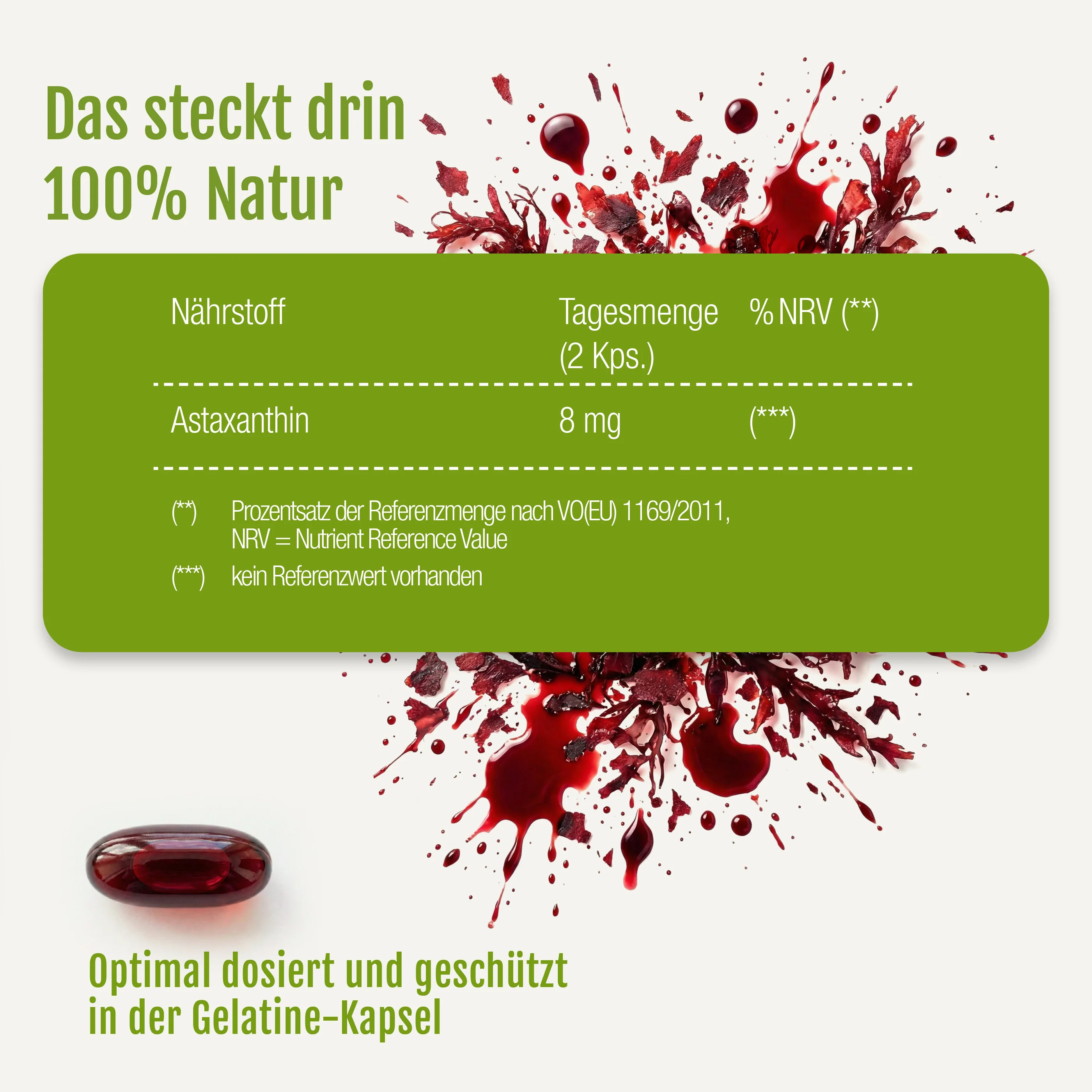 Astaxanthin Oleoresin Kapseln (Bio) - Image 4