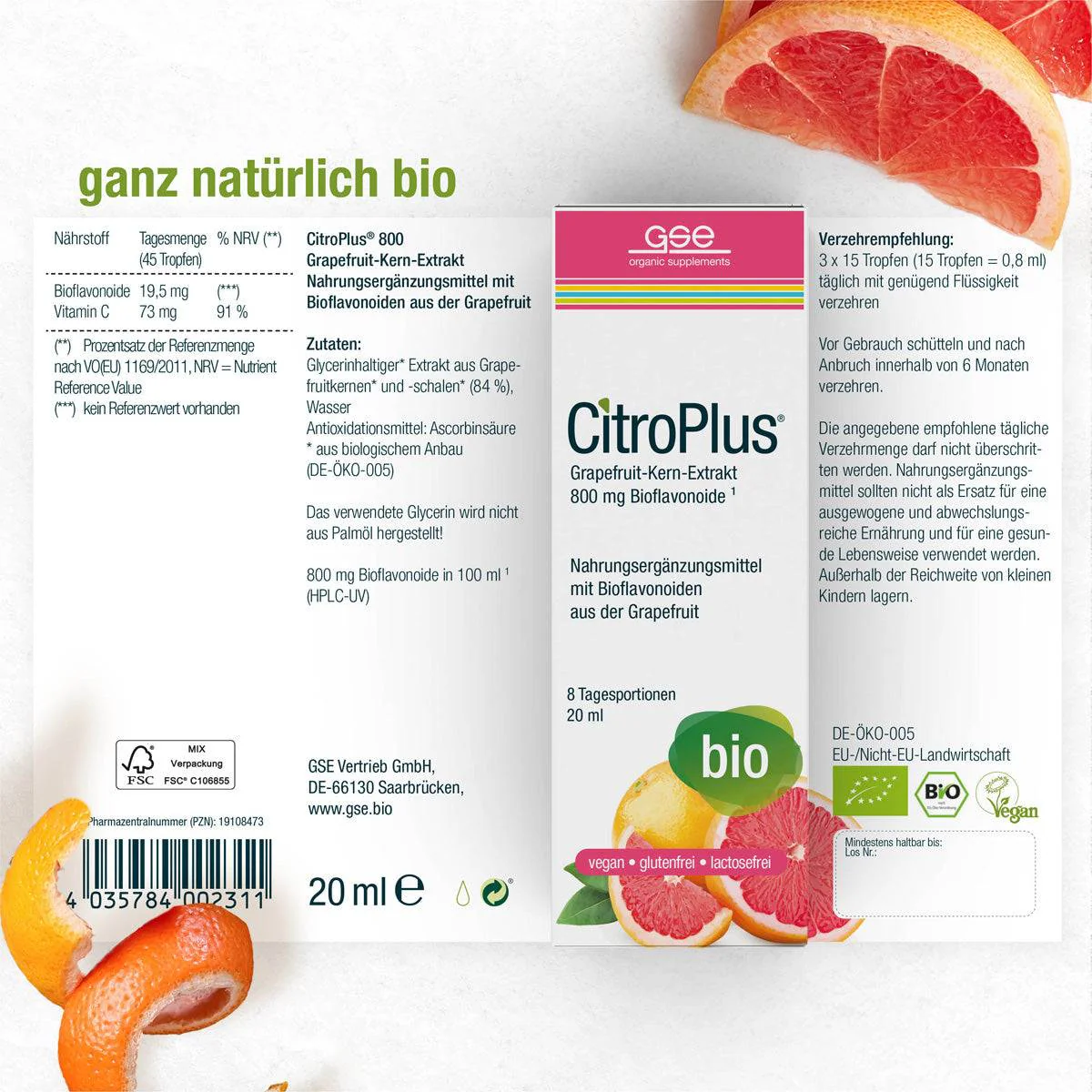 CitroPlus® 800 - Grapefruitkernextrakt (Bio) - Image 3