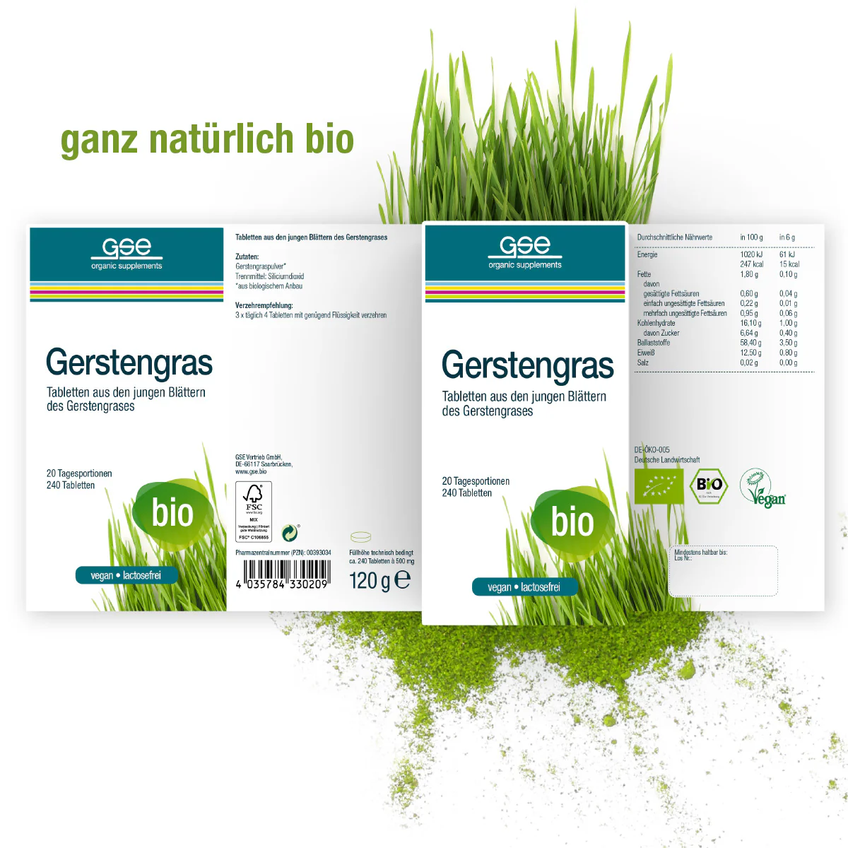 Gerstengras Tabletten (Bio) - Image 3