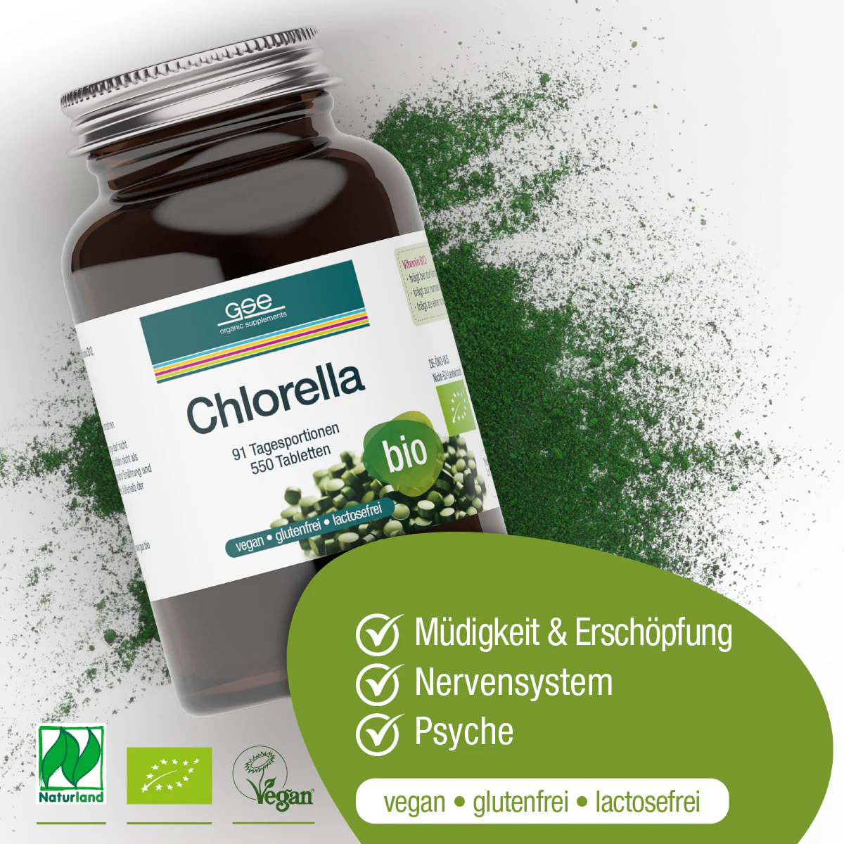 Naturland Bio Chlorella (Tabletten) - Image 10