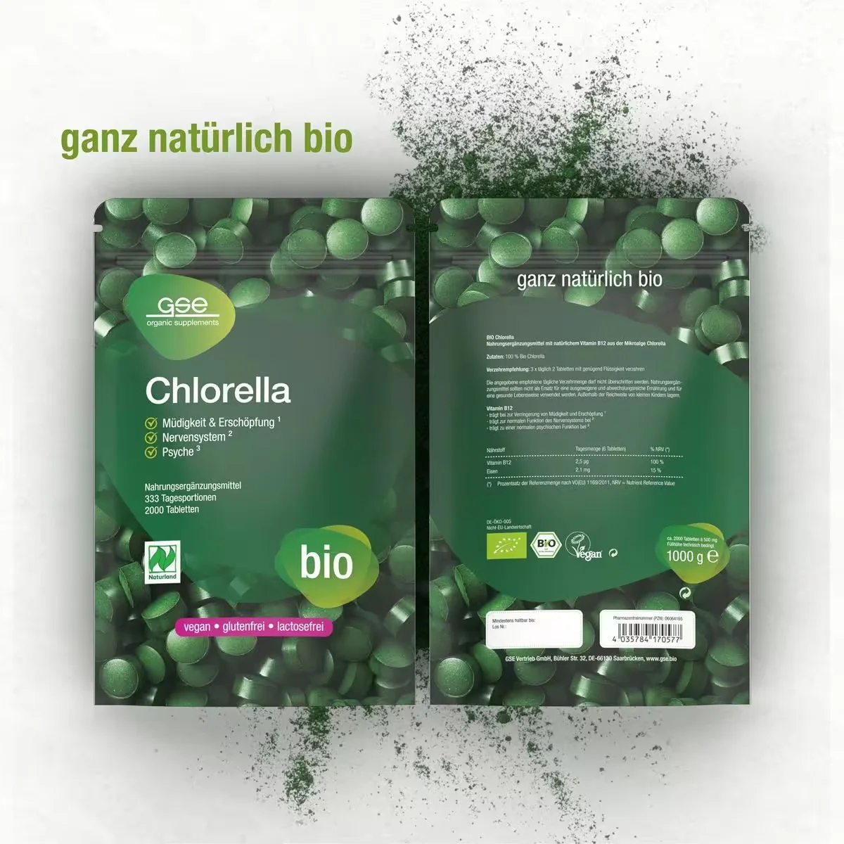 Naturland Bio Chlorella (Tabletten) - Image 15