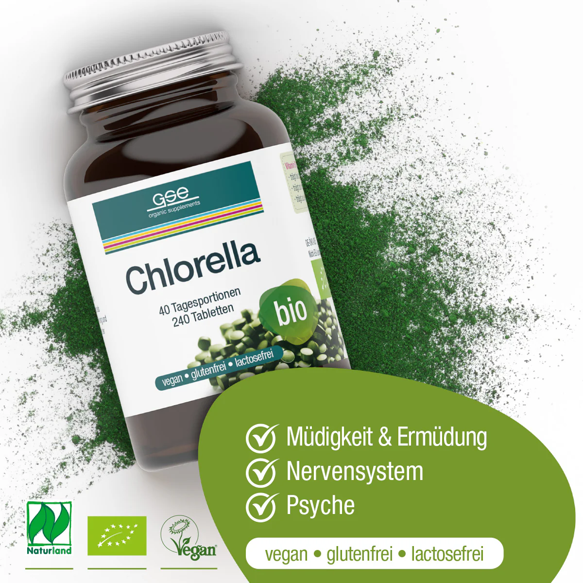 Naturland Bio Chlorella (Tabletten) - Image 6