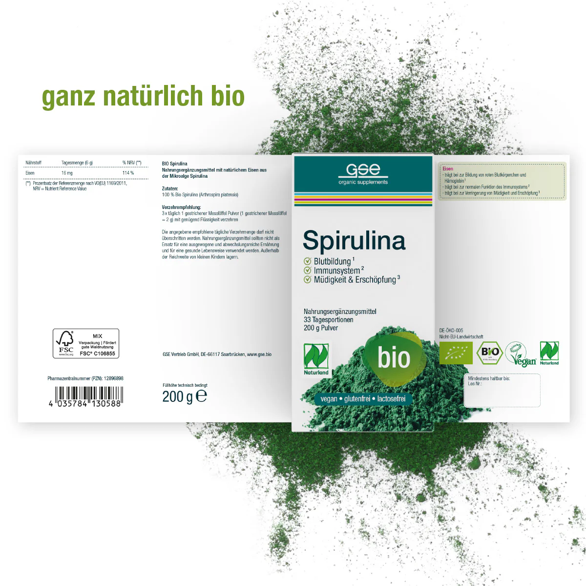 Naturland Bio Spirulina (Pulver) - Image 3