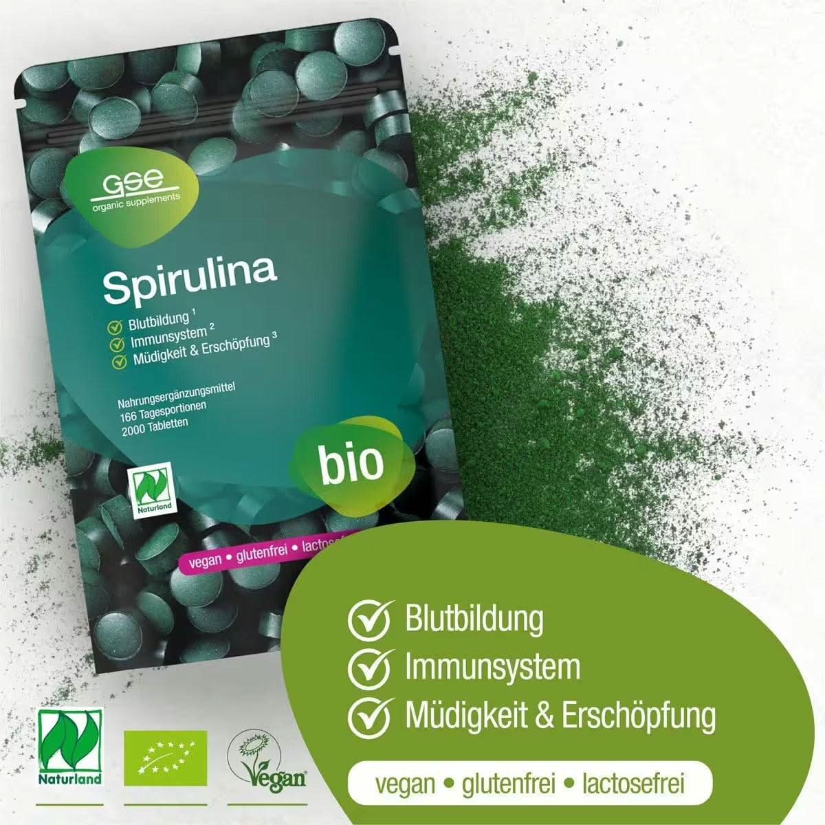 Naturland Bio Spirulina (Tabletten) - Image 14