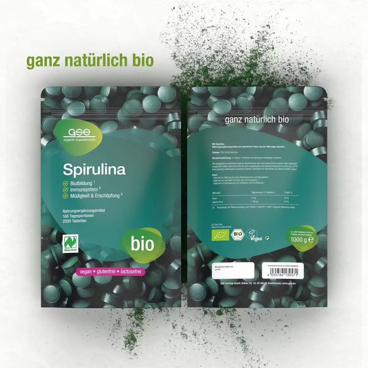 Naturland Bio Spirulina (Tabletten) - Image 15