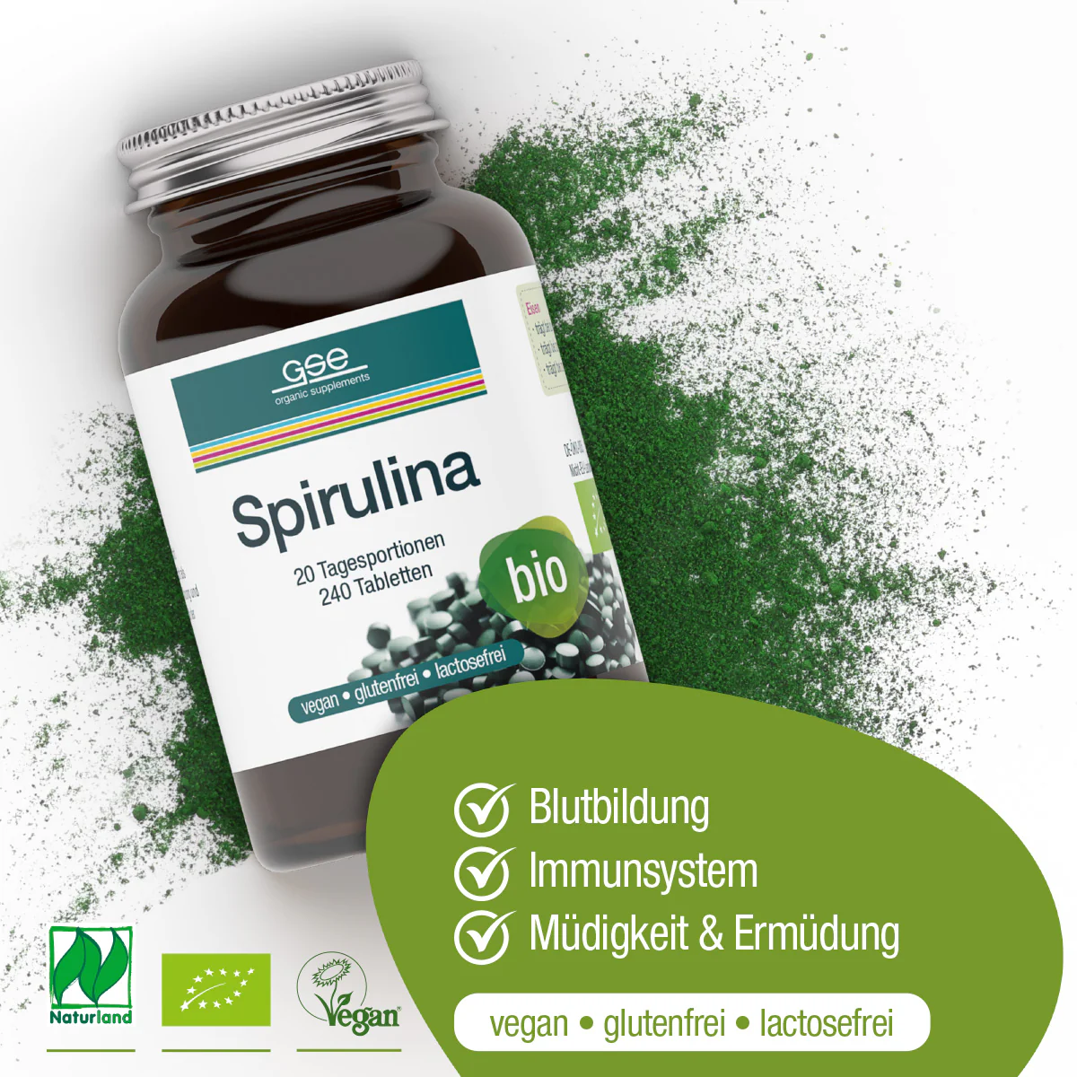 Naturland Bio Spirulina (Tabletten) - Image 6