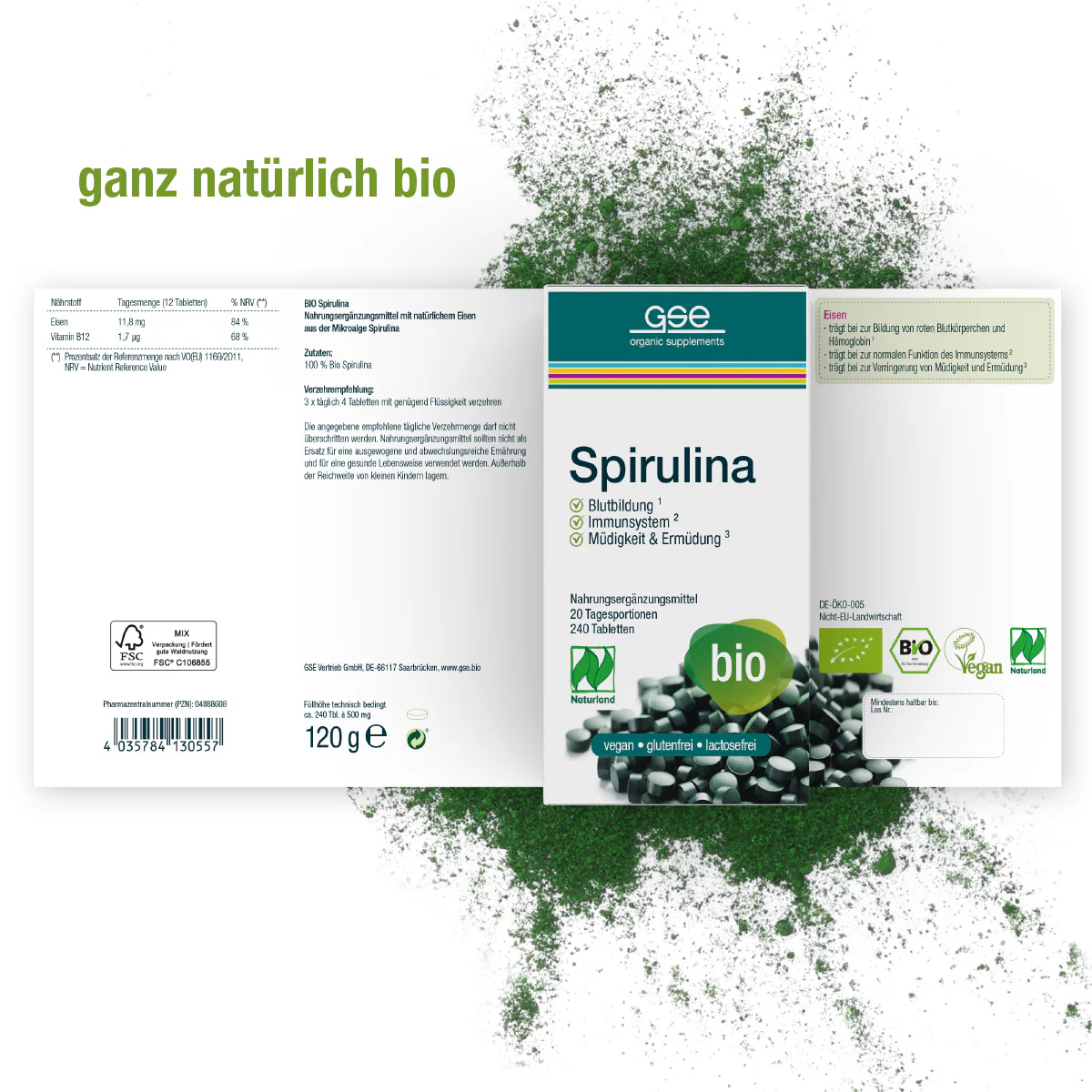 Naturland Bio Spirulina (Tabletten) - Image 7