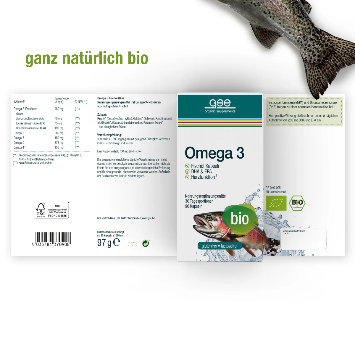 Omega 3 Fischöl Kapseln (Bio) - Image 3